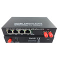 ST 10/100/1000 M Ethernet 4 Port Fiber Optic Media Converter, Gigabit Ethernet Lichtwellenleiter für Catv Netzwerk